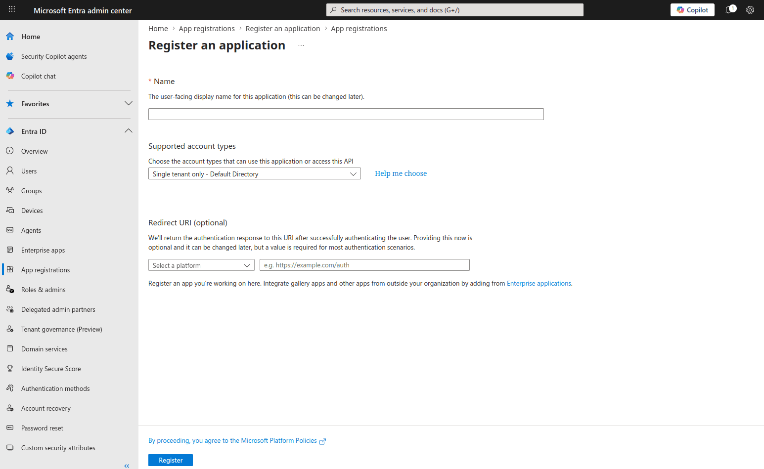 Microsoft for Developers Landing Page