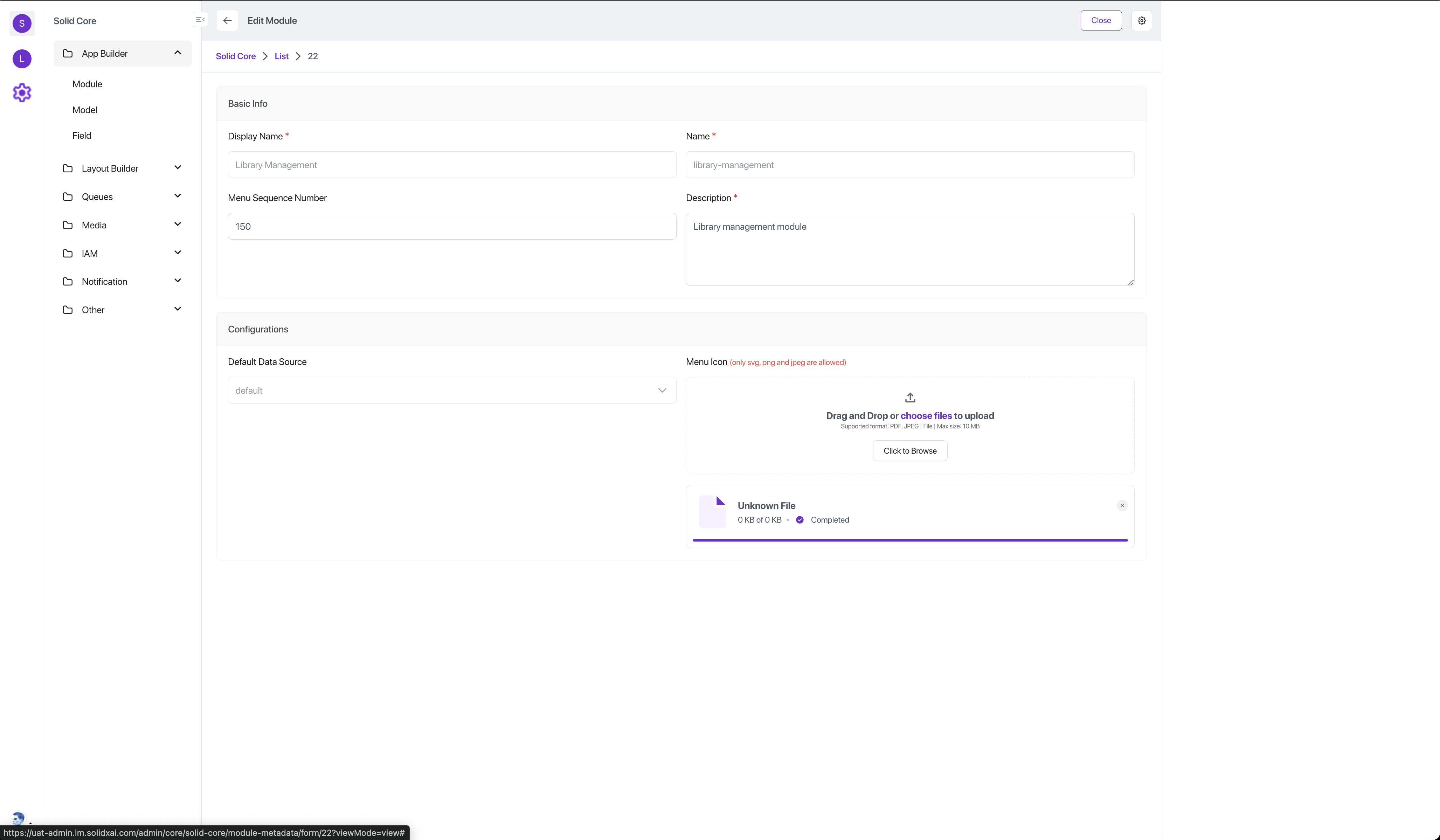 SolidX Admin Dashboard